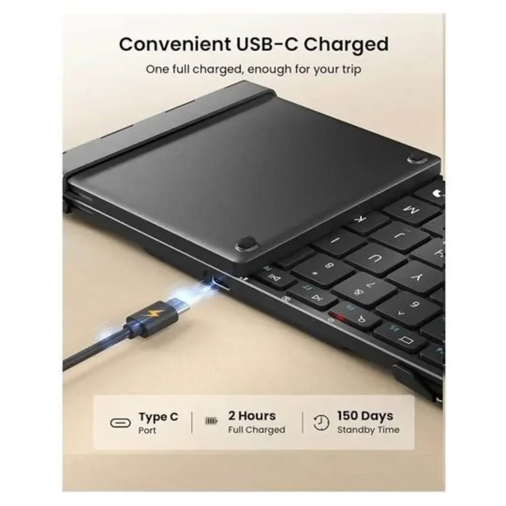 ProtoArc Foldable Bluetooth Keyboard, XK01
